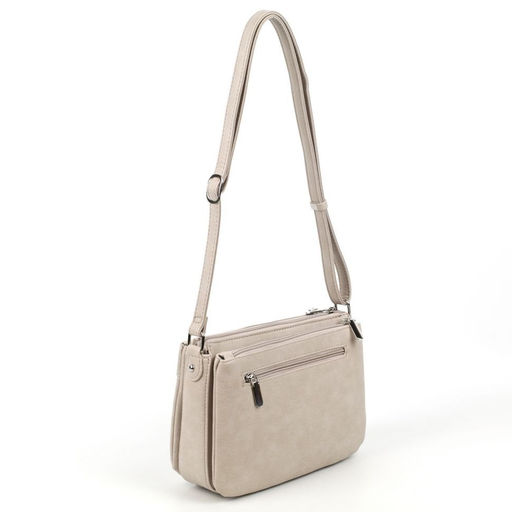 Женская сумка через плечо с тремя отделениями 87008 Хаки - Cidirro фото 3