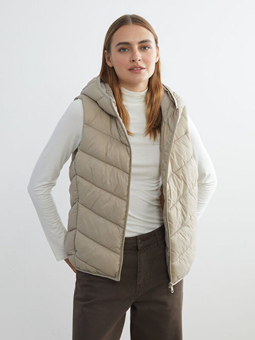 Kap??onlu Kad?n ?i?me Yelek