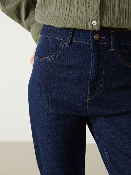 Mom Fit Kad?n Jean Pantolon