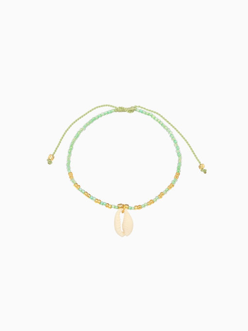 Браслет «Виколия», длина 16 см, бирюзовый, золотистый