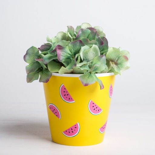 Набор кашпо для цветов 3 в 1 «Фрукты», 0,8 л, 11 х 12 см