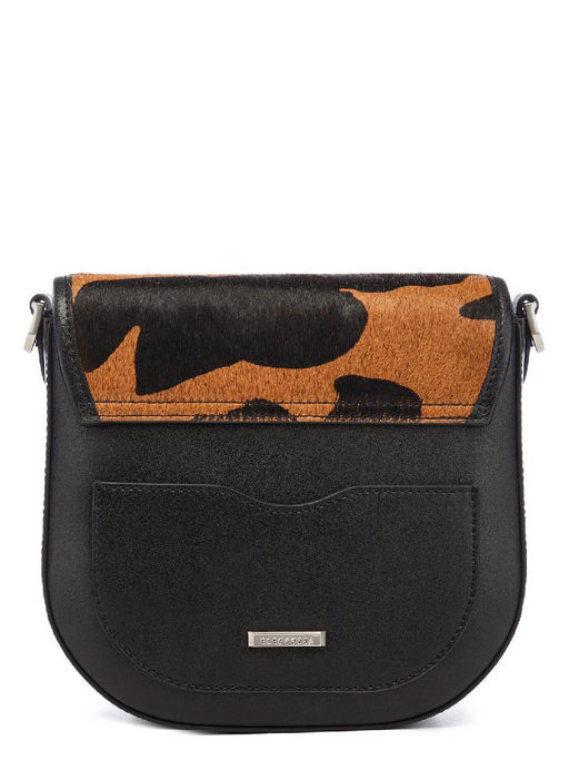 Сумка ELEGANZZA Z9266-8677 black/camel  фото 9