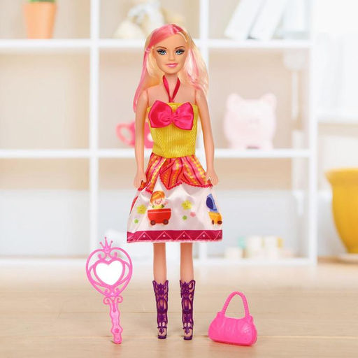Кукла-модель Даша в платье, с аксессуарами, МИКС - Simaland фото 3