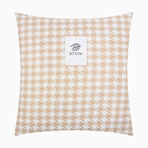 Наволочка декоративная Этель Trend 43х43 см , цвет бежевый, 100 % полиэстер  фото 9