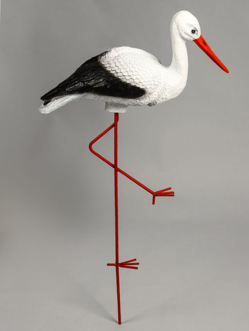 Садовая фигура из полистоуна «Аист», 75×51×17 см