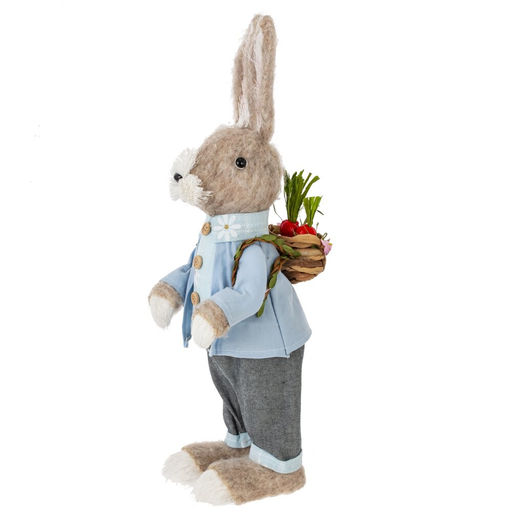 Фигурка декоративная "Заяц", L12 W16 H45 см