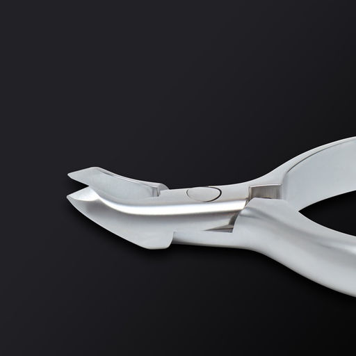 Кусачки маникюрные для кутикулы «Премиум сатин», скрытая пружина, матовые, 10.3 см, длина лезвия-4 мм