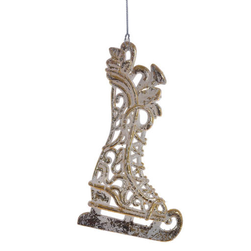 Украшение новогоднее "Коньки" L9 W1 H17 см, 3 в.