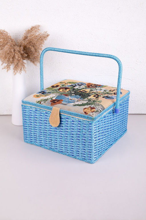 Gamma SBJ-003 шкатулка для швейных принадлежностей 31.5 х 31.5 х 19 см Анютины глазки