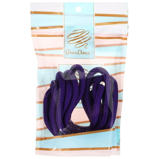 Скакалка гимнастическая Grace Dance, 3 м, цвет фиолетовый  фото 9