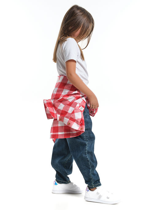 Детские джинсы 33-23505 синий - Mini maxi фото 10