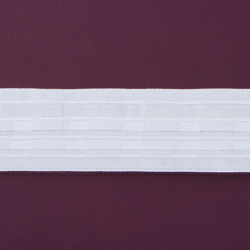 Штора портьерная «Этель», 250×265 см, винный, блэкаут