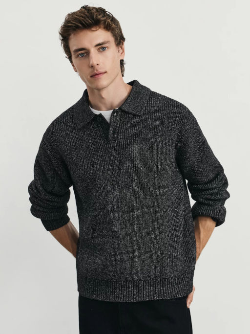 Джемпер с эффектом меланж / Zarina