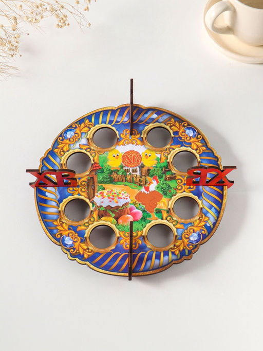 Подставка для 8 яиц Петушок, d=20 см