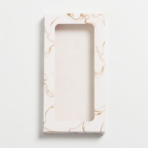 Цена за 5 шт. Коробка для шоколада, кондитерская упаковка, 8 Марта, с окном, 17.3?8.8?1.5 см