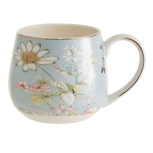 МЛ143L1 Кружка "Стрекоза" (430 мл) в подарочной упаковке, серый