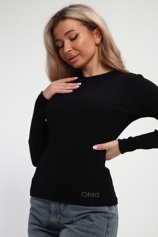 Лонгслив женский облегающий со швом ЛГ-03