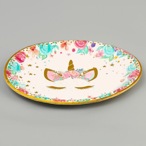 Тарелки бумажные, 6 шт.