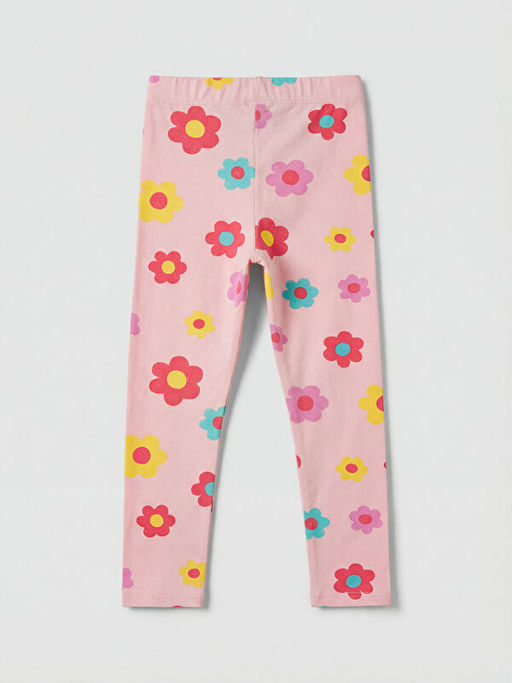 ?i?ek Bask?l? K?z ?ocuk Tayt