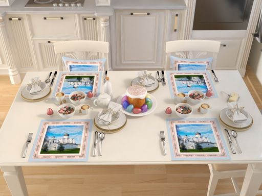 Комплект салфеток 4 шт Коллекция пасха 2022 22