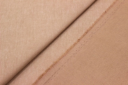 Джинс с ворсом цв.Бежево-персиковый, ш.1.5м, хлопок-100%, 330гр/м.кв - Купава фото 3