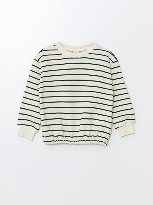 Bisiklet Yaka K?z ?ocuk Sweatshirt