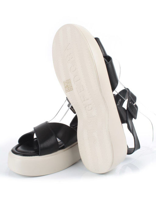 08-PEY256-2 BLACK Босоножки женские (натуральная кожа) - Фабричный китай фото 14