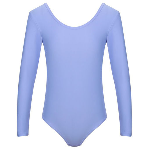 Купальник гимнастический Grace Dance, с длинным рукавом, р. 42, цвет сирень  фото 9