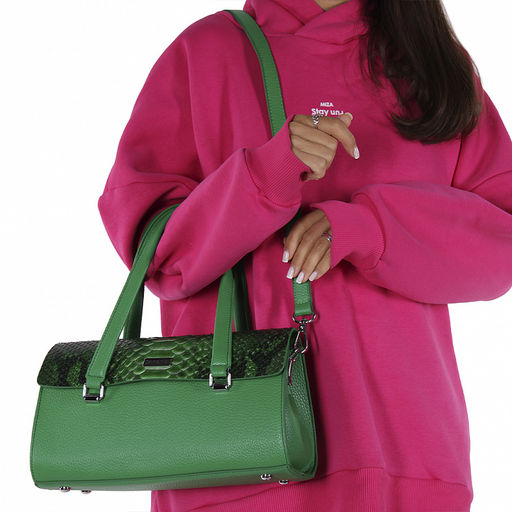 Сумка 593361 green Velina Fabbiana-Safenta