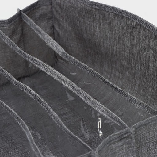 Органайзер для хранения белья Доляна, 7 ячеек, 35×30×13 см, серый