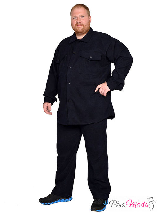 Рубашка-ветровка Модель №2007 размеры 44-84 - Plusmoda фото 9