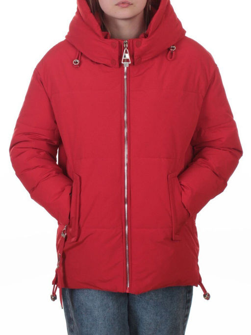 2387 RED Куртка зимняя женская (150 гр. холлофайбер)
