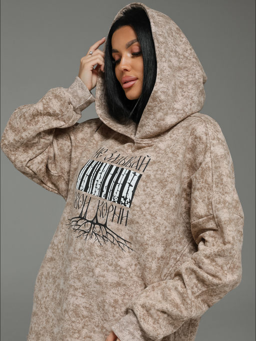 Яхонт худи женское (серый варенка) - Lovetex фото 27