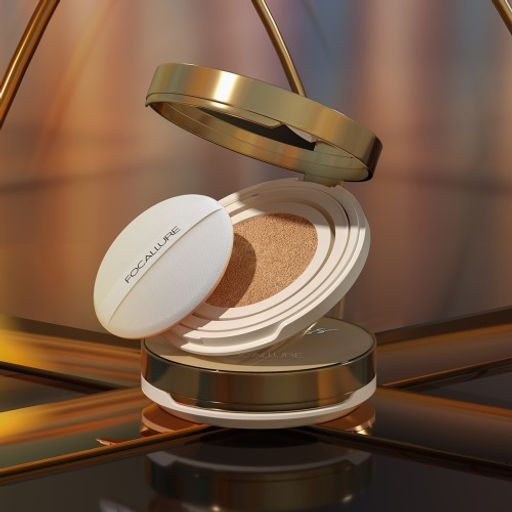 FOCALLURE Тональный крем кушон Poreless Matte Air Cushion тон 102 теплый бежевый, 10 г  фото 8