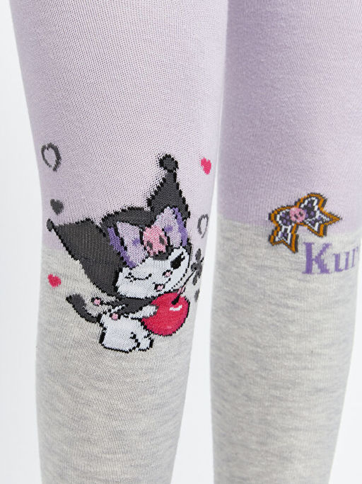 Kuromi Desenli K?z ?ocuk K?lotlu ?orap