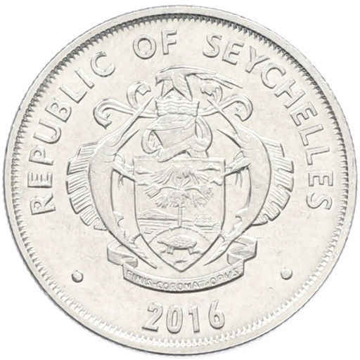 Монета 25 центов 2016 года Сейшелы