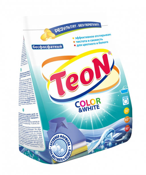Стиральный порошок 0,35кг Teon Color&White П/Эт арт.731