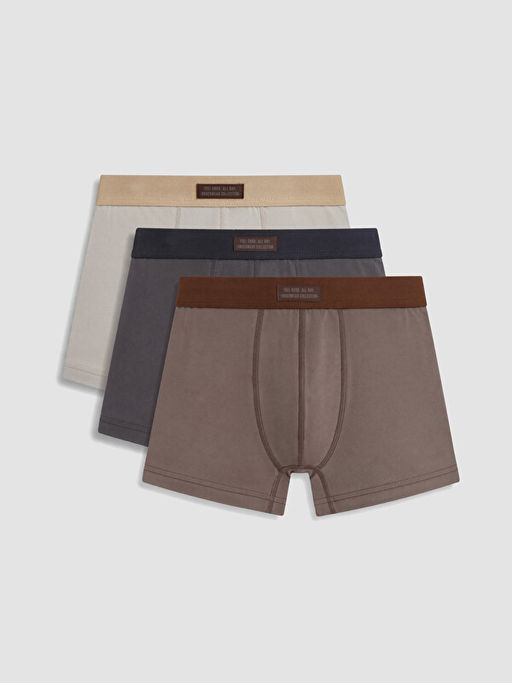 Pamuklu Esnek Erkek Boxer 3l?