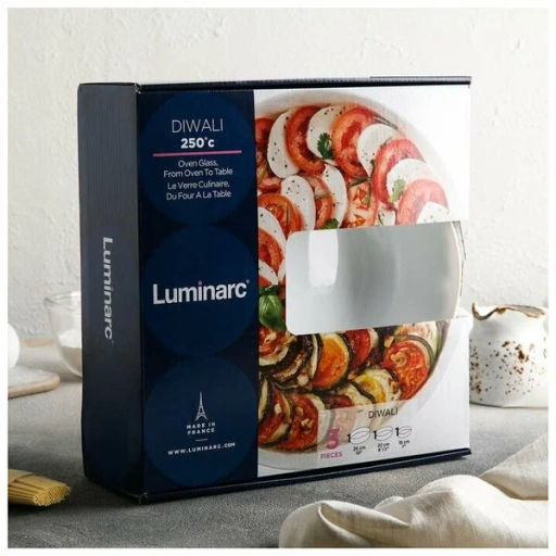 Набор жаропрочных форм для запекания и подачи Luminarc ДИВАЛИ 3 предмета арт.N7648 /Люминарк/  фото 9