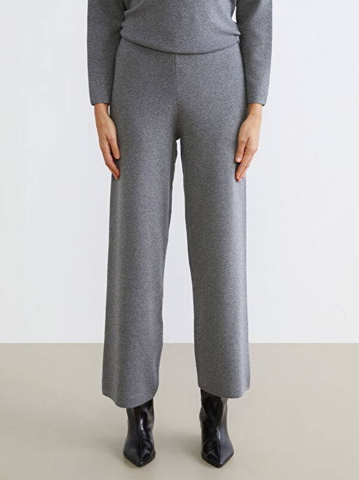 Beli Lastikli Geni? Pa?a Kad?n Triko Pantolon