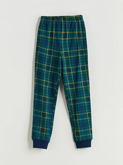 Beli Lastikli Ekose Erkek ?ocuk Pijama Alt