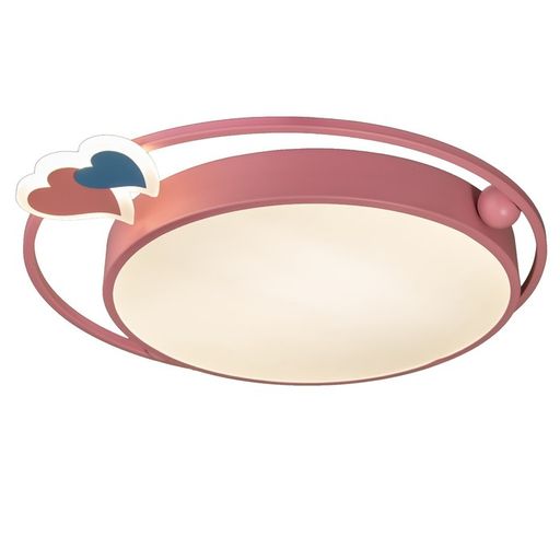Люстра с ПДУ "Ритмо" LED 90Вт 3000-6000К розовый 50х54х5,5 см