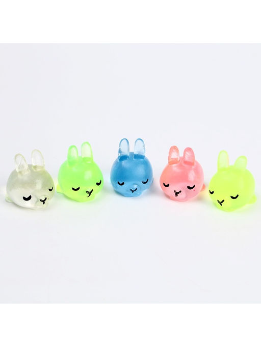 Цена за 24 шт. Антистресс игрушка - мялка «Зайка», МИКС