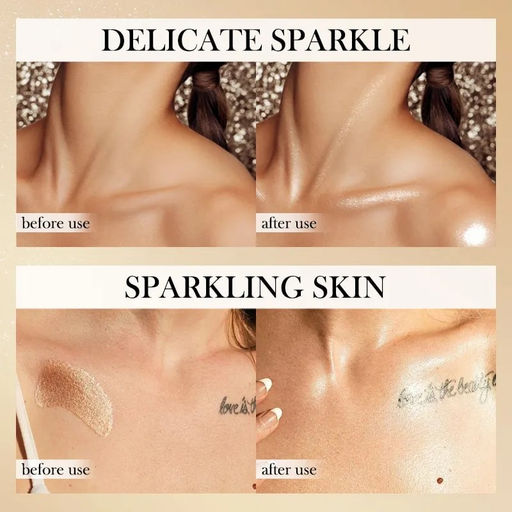 SADOER Хайлайтер, масло-шиммер для лица и тела с эффектом сияния, тон 4, 85 мл.  фото 2