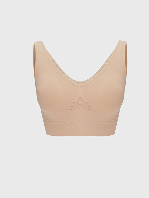 Balensiz Dolgusuz D?z Seamless Sporcu S?tyen