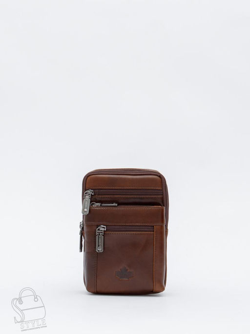 Сумка мужская кожаная 325012Z coffee Zinimsk