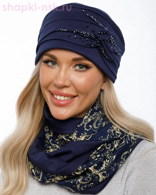 0123к СП Комплект женский флис (шапка+снуд) (56-58)