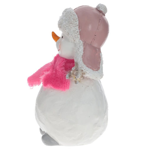 Фигурка декоративная с подсветкой "Снеговик", L14 W7,5 H14,5 см, LR44 2 шт.