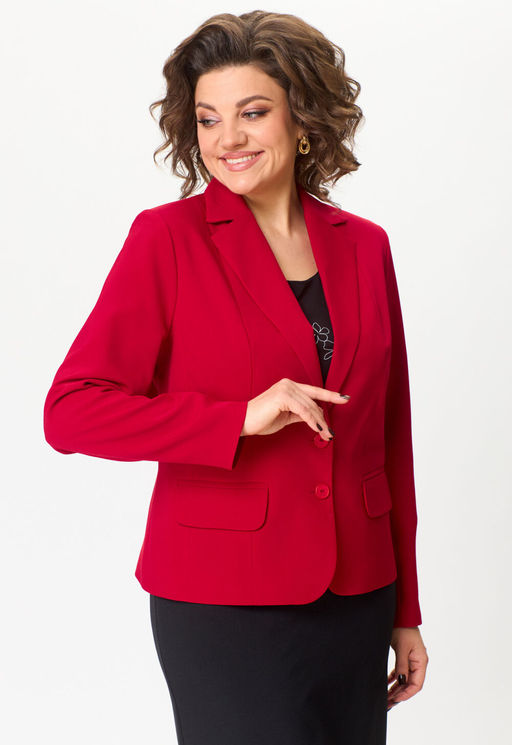 Жакет БелЭльСтиль 203 красный  фото 5