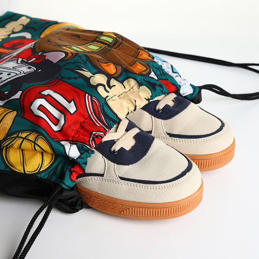 Мешок для обуви, 34*0,1*45, отд на стяжке, бирюзовый - Simaland фото 4